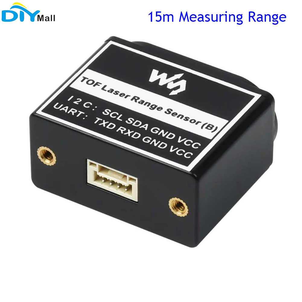 

Waveshare TOF Laser Range Sensor (B) UART/I2C Bus 15m Measure Range for Arduino Raspberry Pi RC Drone Robot Obstacle Avoidance