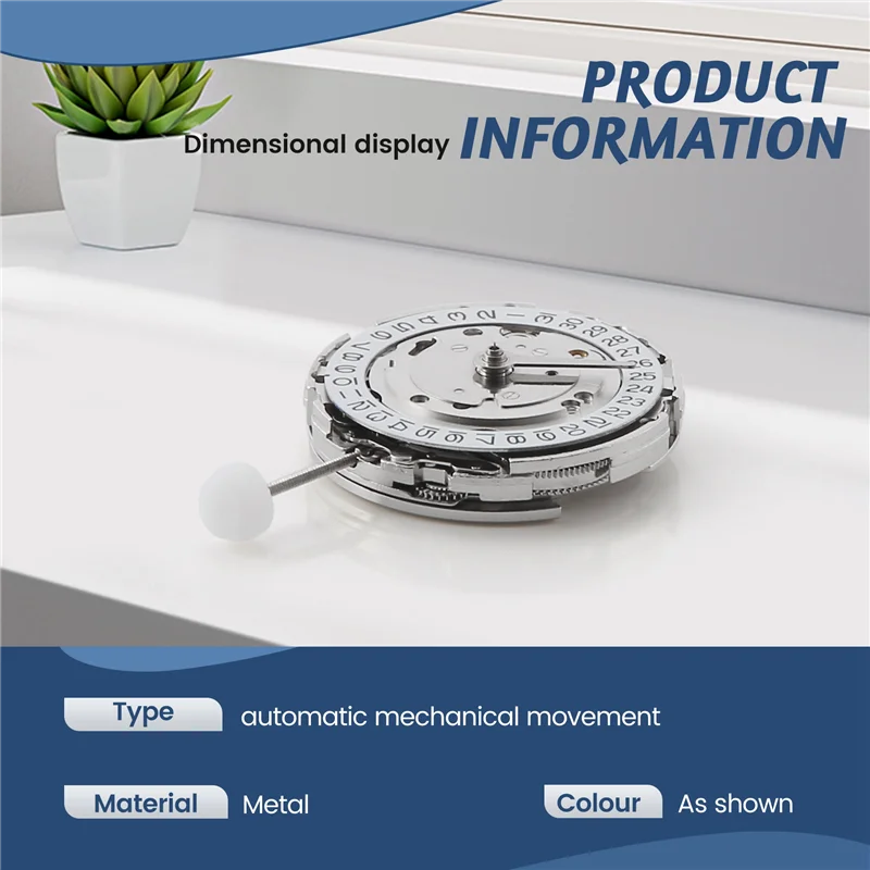 A13E-2813 Automatic Mechanical GMT Four-Hand Movement, Hour Hand Can Be Adjusted Independently, Watch Accessories