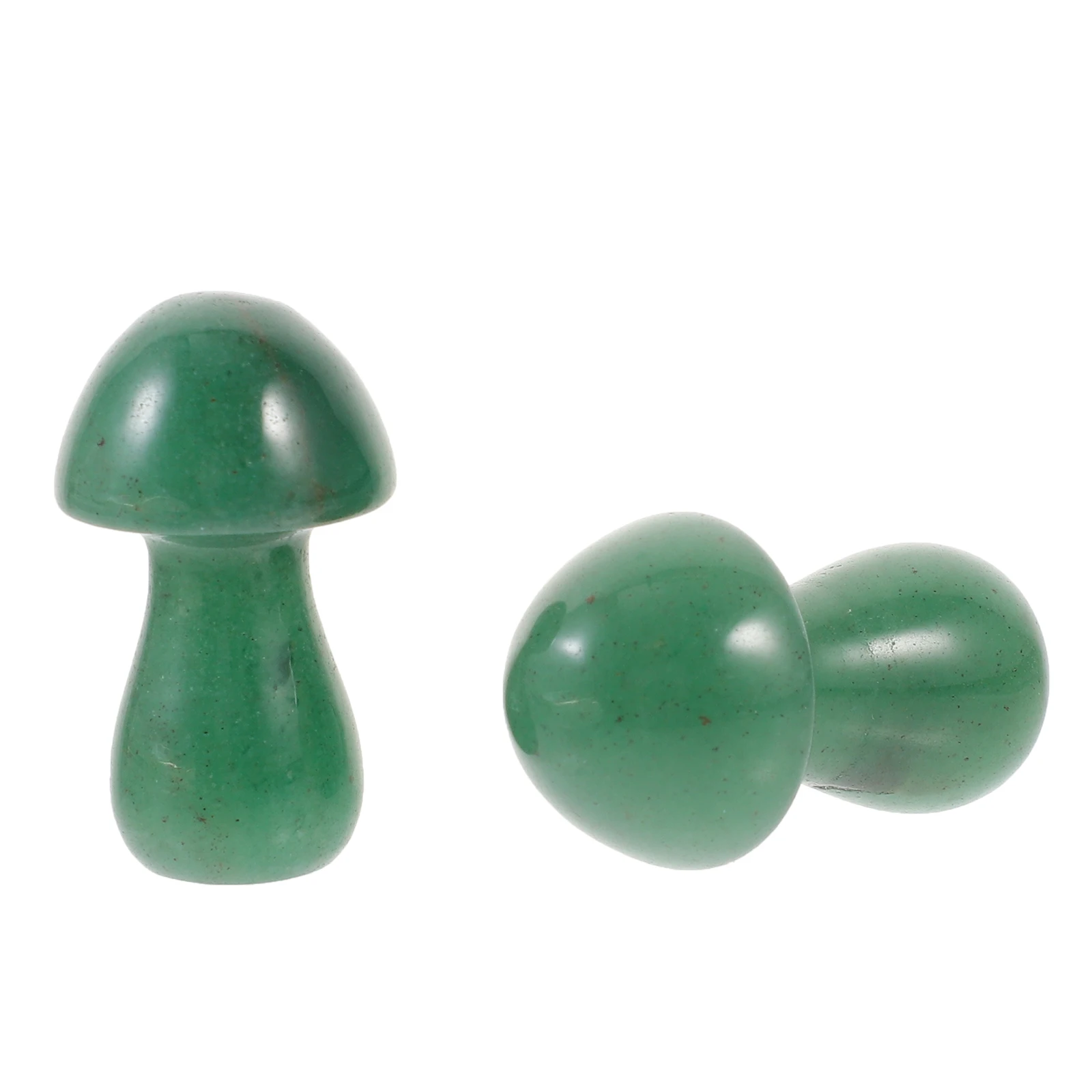 

2 Pcs Crystal Mushroom Shape naments Garden Decorative Accessories Outdoor Landscaping Mushroom Stone Fine Craftsmanship Mini