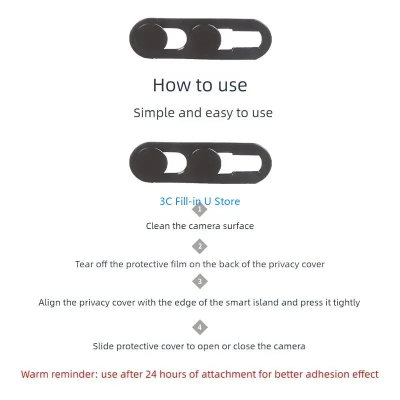 G8TA Slide Lock Camera Protectors For 15 16 Models Secure Adhesive Backing