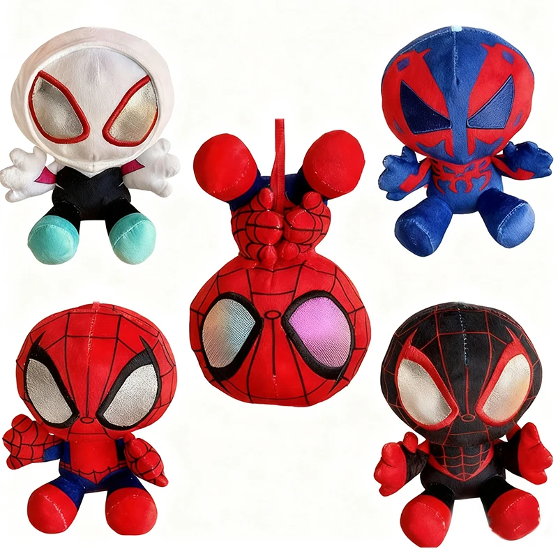 

15cm Spider-Man Plush Doll Toys Bag Pendant Trendy Handstand Spiderman Anime Figure Toys Desktop Ornaments Christmas Gift