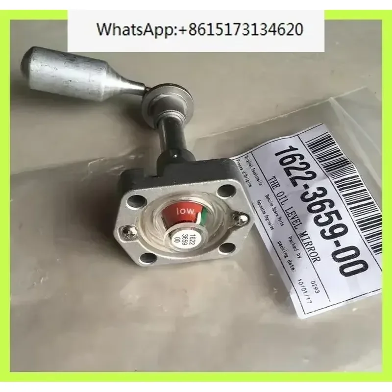 Air Compressor Ball Float Oil Mirror 1622365900 Oil Level Gauge Glass Square