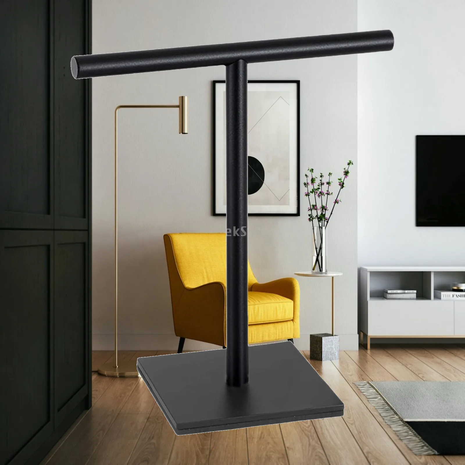 Towel Rack Jewelry Stand T Shape Hand Towel Stand for Vanity Household Hotel