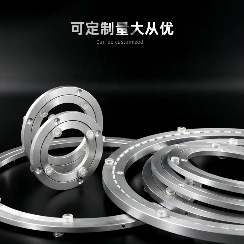 ML1 Smooth  Susan with MUTE STRAP Round Turntable Dinning Table Swivel Plate Rotating Aluminium Alloy Bearings