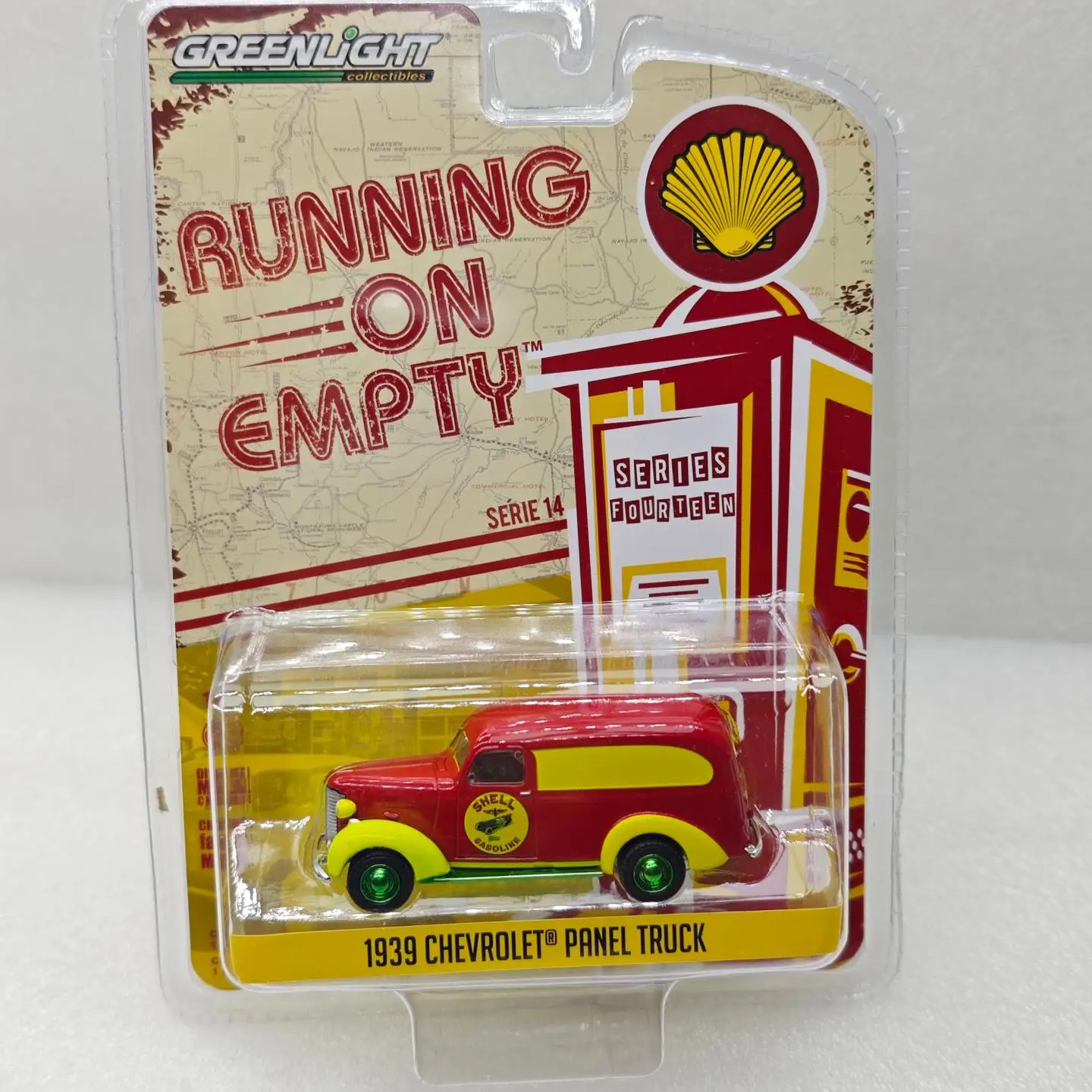 

GreenLight 1:64 1939 Panel Truck Simulation alloy mini car model decorative toy