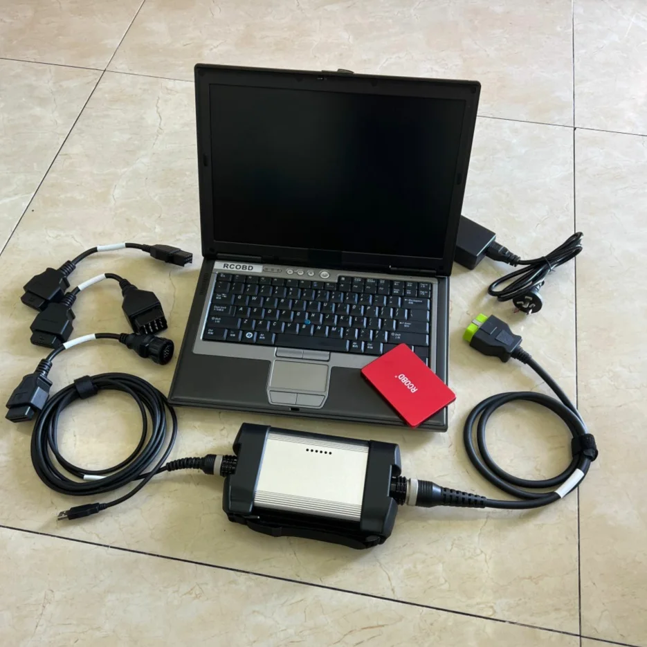 D630 Laptop 4GB Installed SSD Software V2.8.150 Vocom II 88894000 Communication Vocom2 Tech Tool Heavy Duty DIAGNOSTIC Kit