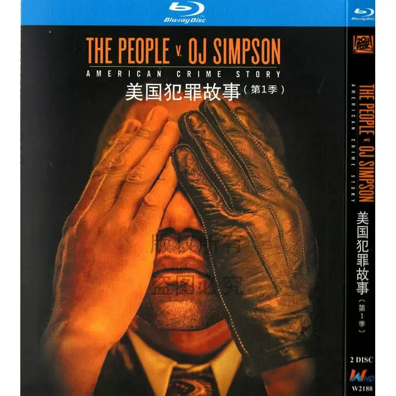 American Crime Story Season 1-3 Biography Crime TV Series BD High Definition 1080p Blu-ray 6-disc Set