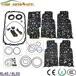 Kit de reparación de revisión de transmisión automática 6L45E 6L50E 6L45R, junta de anillos de sellado de aceite de embrague para BMW Cadillac 6L45 6L50, accesorio para coche