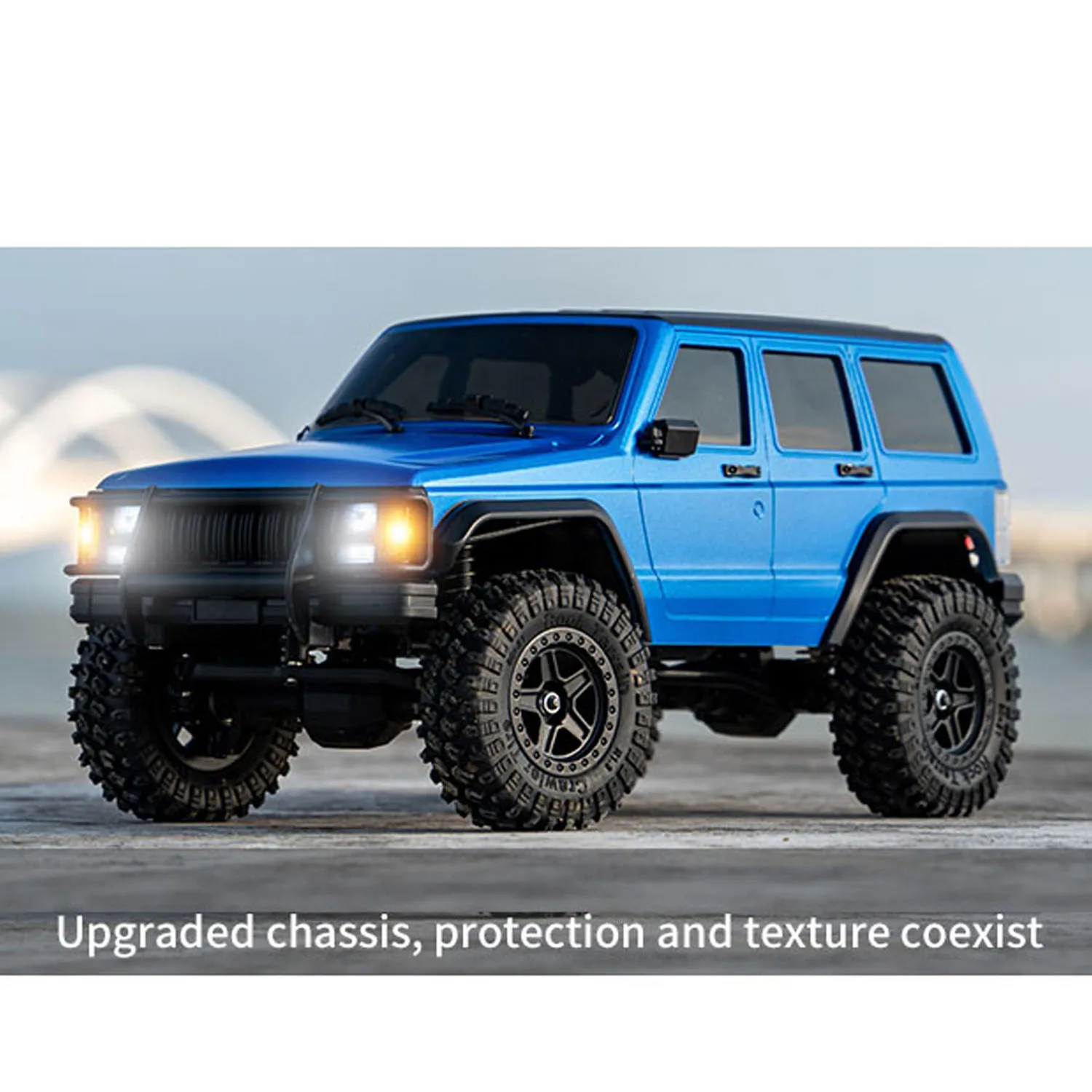 

Gift 1/18 JJRC 4x4 RC Off Road Vehicle Radio Control Crawler Car C8809 Model 3 Speed 370 Brushed Motor 20A ESC Ready to Go Toy