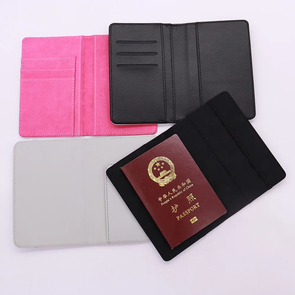 Imagem -03 - Passaporte Capas para Viagens Sublimação Blanks Presentes Personalizados 148*96*8 mm 50 Peças Lote pu