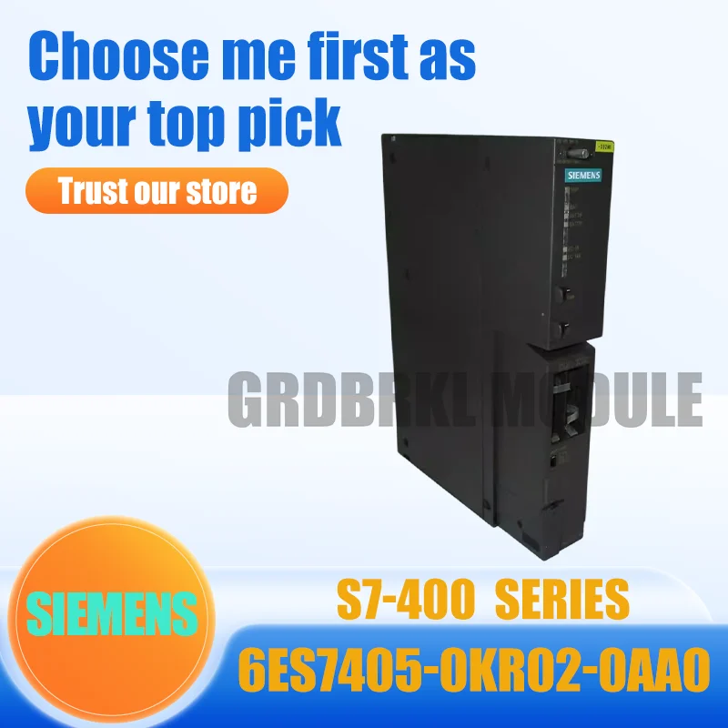 Новый оригинальный блок питания SIEMENS 6ES7405-0KR02-0AA0 S7-400 6ES7 405-0KR02-0AA0