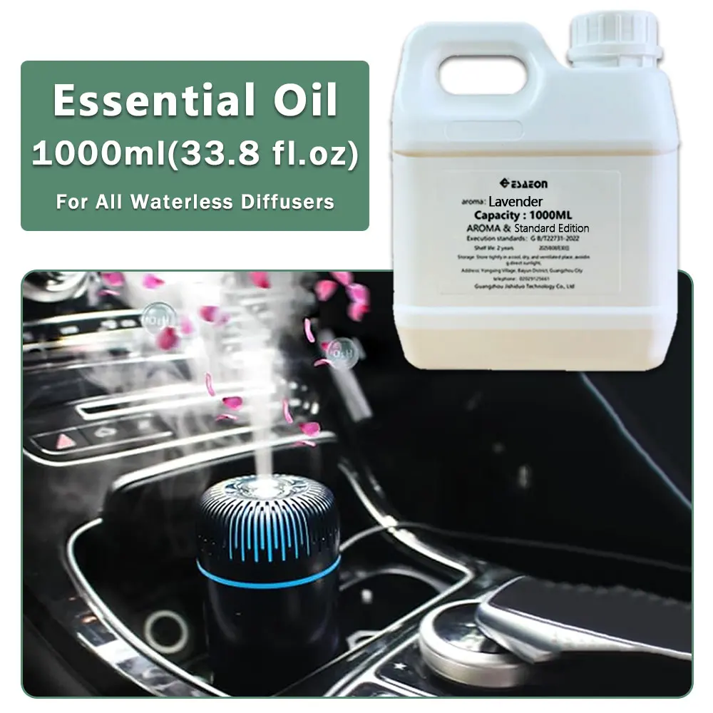 ESAEON Essential Oils, For All Waterless Aromatherapy Machines, Hotel Household Aroma Machine Oil, Lavender - 1000ML(33.8 fl.oz)