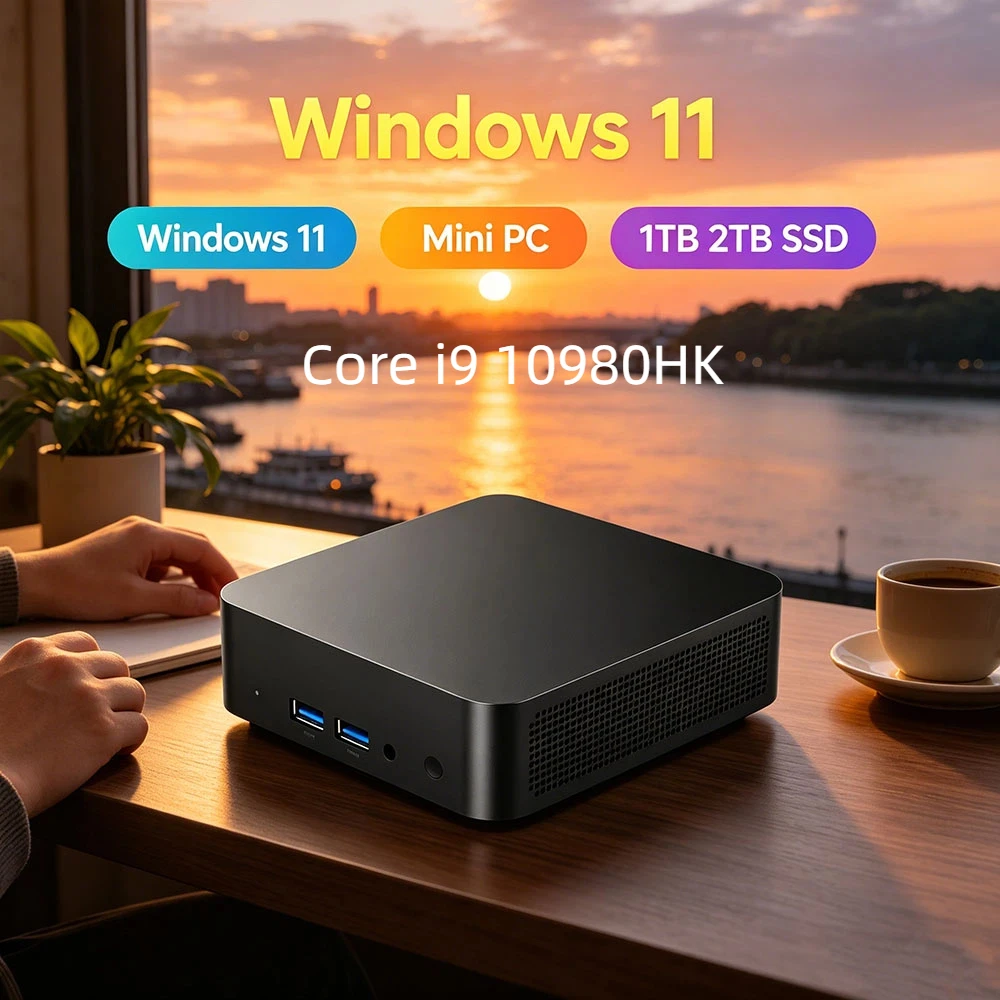 

Valiant Windows 11 Pro Mini PC Core i9 10980HK 32GB RAM 1TB 2TB SSD 4K HD WiFi6 BT5.2 Home Gaming Desktop With 3 Years Warranty