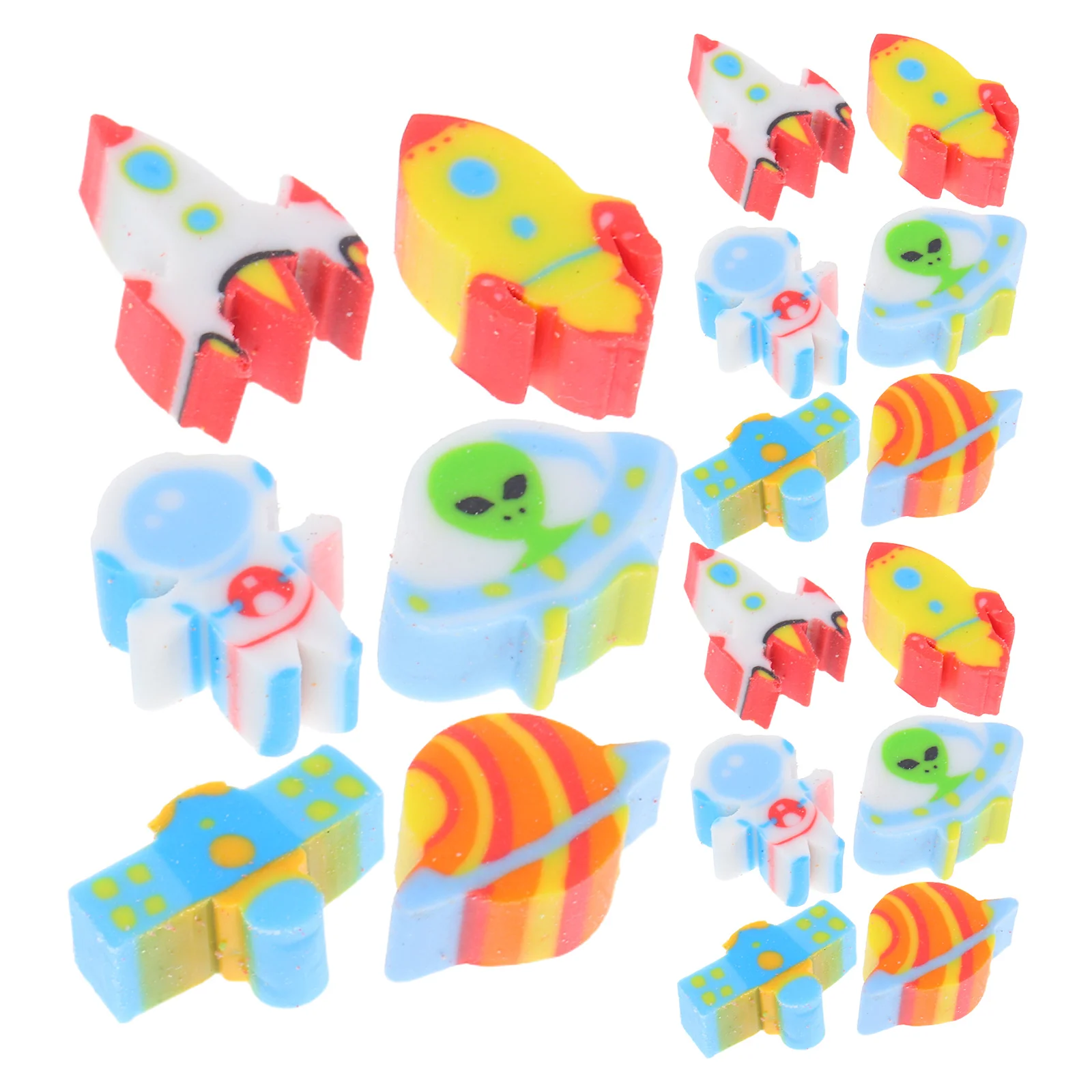 

300 шт., космические ластики для мини-мультяшных ластиков космонавтов, классные призы, сувениры для вечеринок, товары для рукоделия, школьные награды