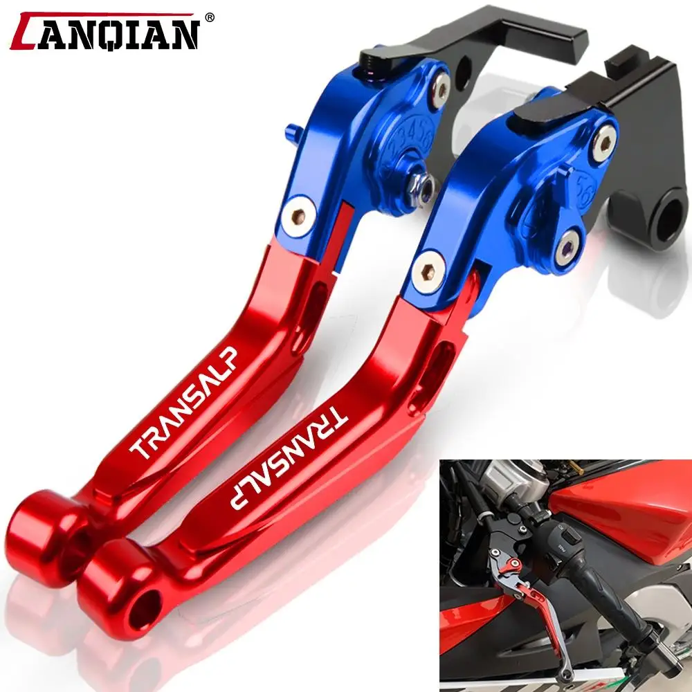 

For Honda TRANSALP 600 VT/VV/VW/VX 19951 996 1997 1998 1999 Motorcycle Accessories Handbrake Extendable Brake Clutch Levers