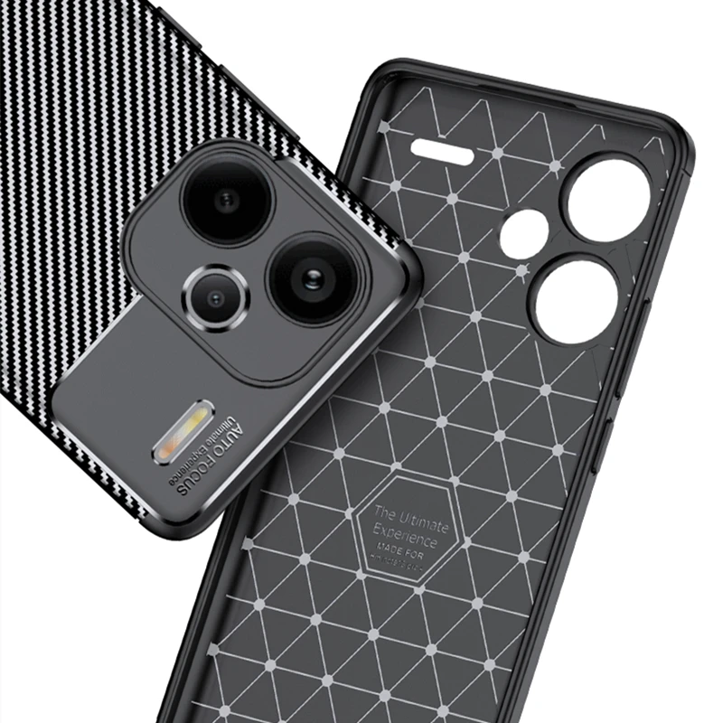 For Redmi Note 13 Pro Plus Case Cover Xiaomi Redmi Note 13 Pro Plus Shockproof Bumper TPU Soft Fundas Redmi Note 13 Pro Plus