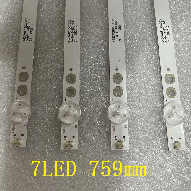 

LED Backlight Strip 7LED For P42FN0117K LE42E6850 42PFF5201/T3 LE42E1900 K420WD73 A1 4708-K42W73-A1213K01 K420UDB K420WDB177012