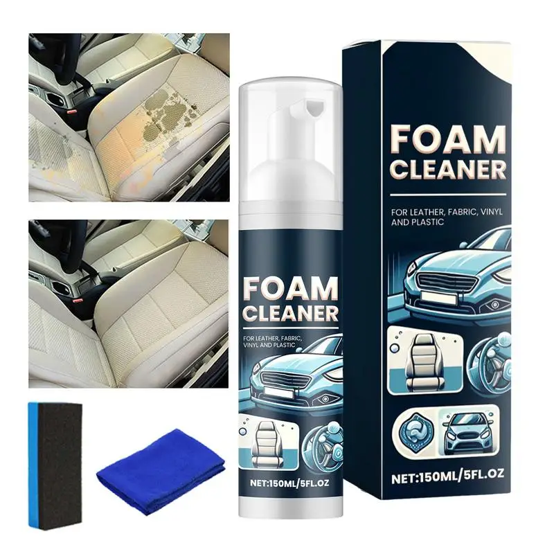 

Car Foam Cleaner Car Multi-Purpose Foam Cleaner Leather Clean Wash Car Interior Home Wash Maintenance Auto Detailing Washing