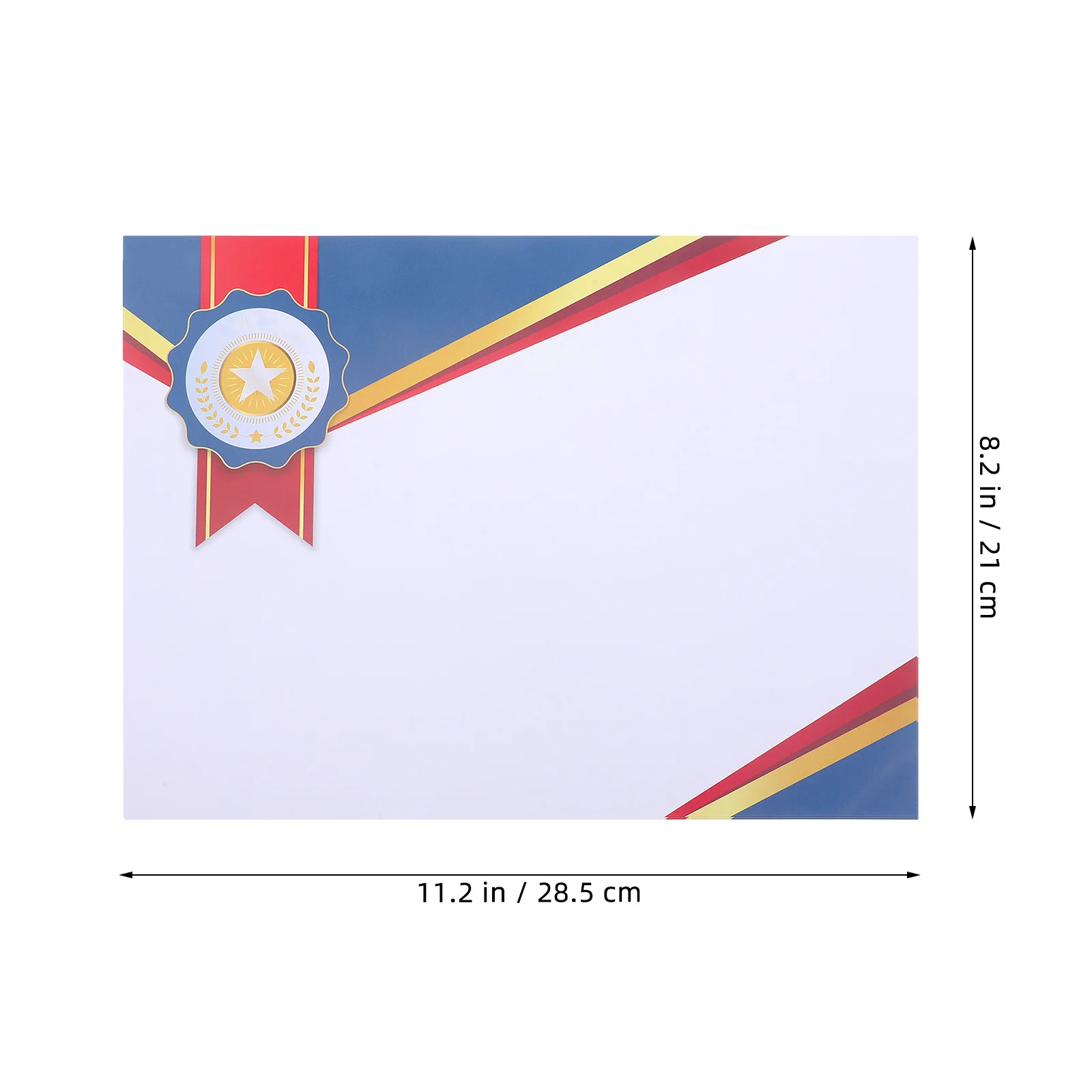 50 ورقة شهادة جائزة ورقة المواد المطلية لطباعة وثائق الدبلومات ورق شهادة تزيين مكتب المدرسة #6