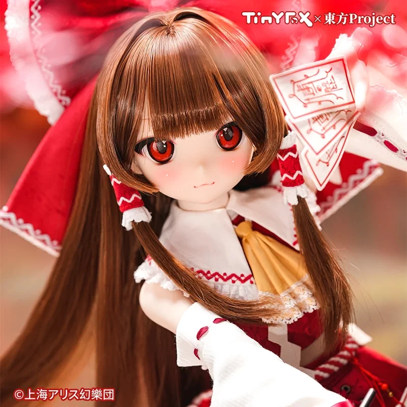 Official Tinyfox × Touhou Project Hakurei Reimu Dream Battle 1/4 Peko Body Mjd Fullset Articulated Doll Ornament Birthday Gift