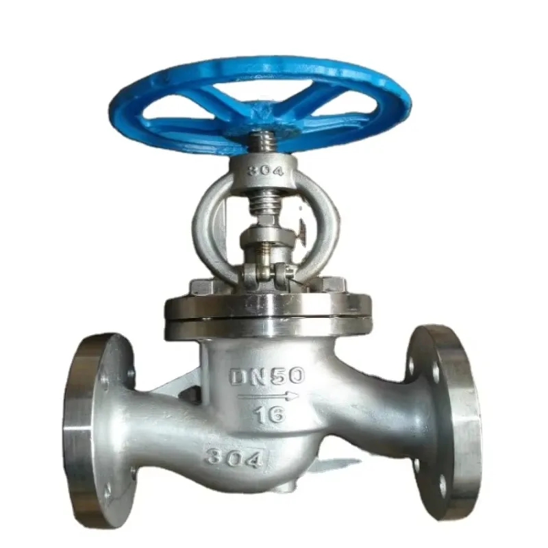 

CF8 Body F304 Stem Flange Connection Through Shut-off Globe Valve