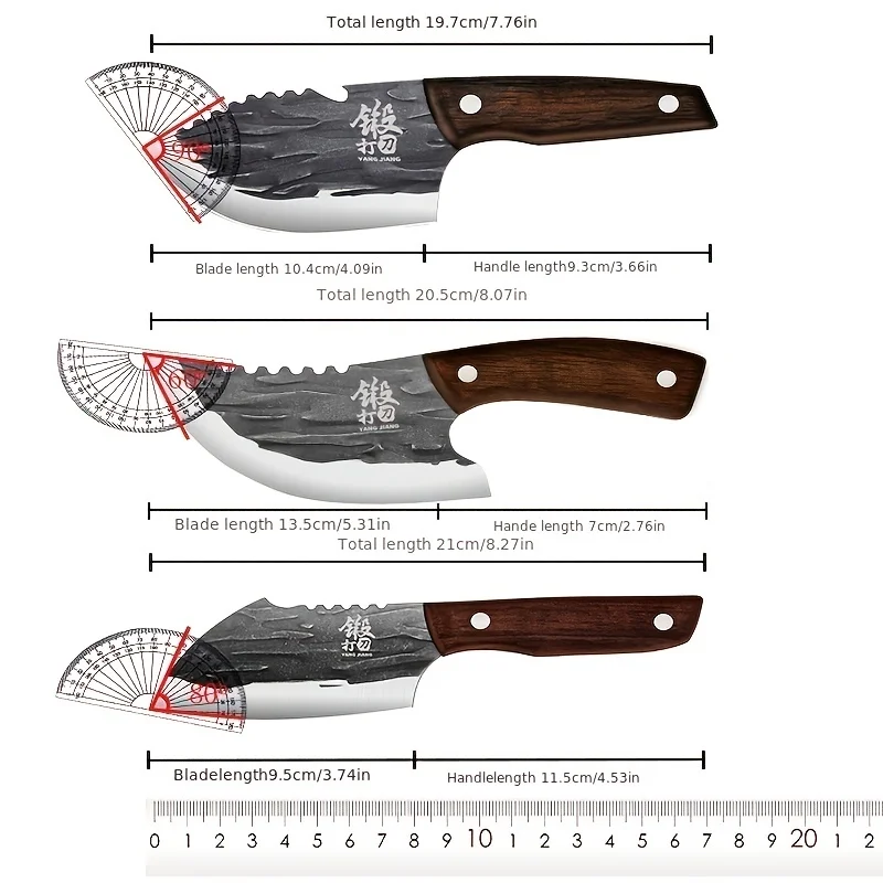 Mini fruit knife, household forged cutting vegetable knife, kitchen knife dormitory melon and fruit knife,outdoor portable knife
