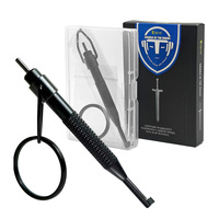 10\\4\\2PCS, rotating handcuff key, high carbon steel +aluminum alloy, with key ring, suitable for standard police handcuffs