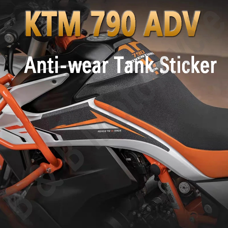 

For KTM 790ADV 2022 Tank cover stickers anti-slip and anti-abrasion stickers body decoration protective stickers Moto stickers
