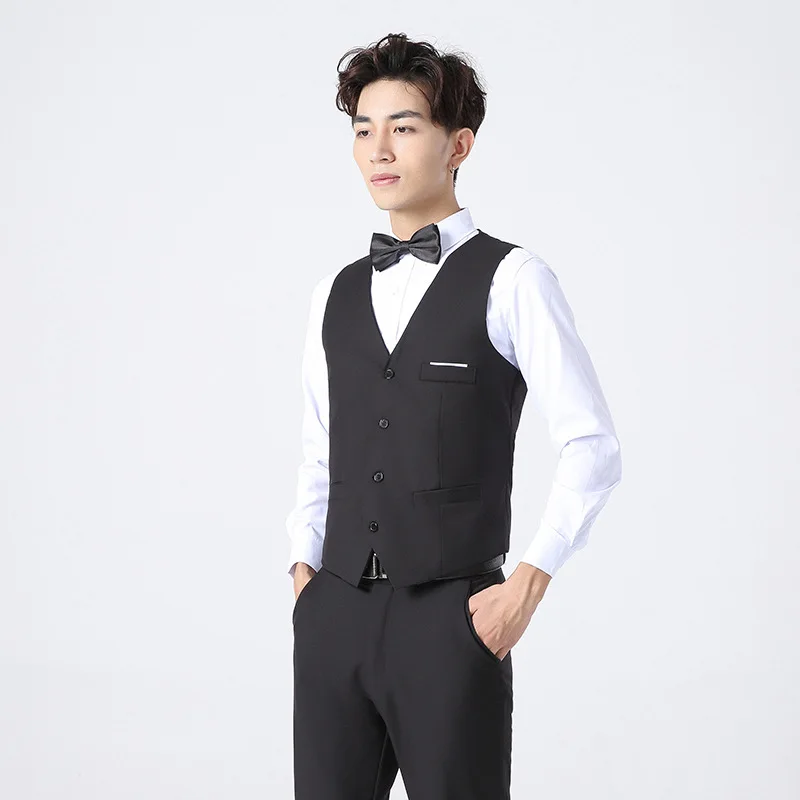 Costume de mariage pour hommes, gilet, liquidation, ensemble pour frère, chemise d'été, sangle, gran