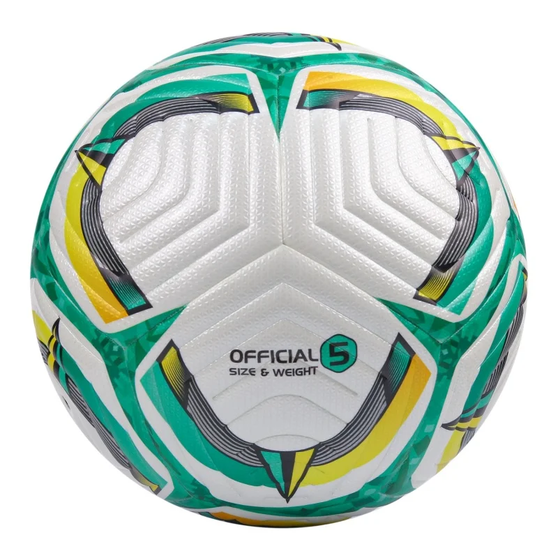 Balón de fútbol profesional de alta calidad, adhesivo térmico, Original, doble espejo, cuero PU, logotipo personalizable, combinaciones al por mayor