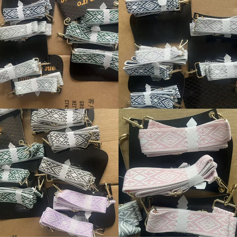 DIY حقيبة نسائية بسيطة استبدال حزام قابل للتعديل لون حقيبة حزام كتف واحد مائل تمتد حقيبة نسائية حزام الكتف #2