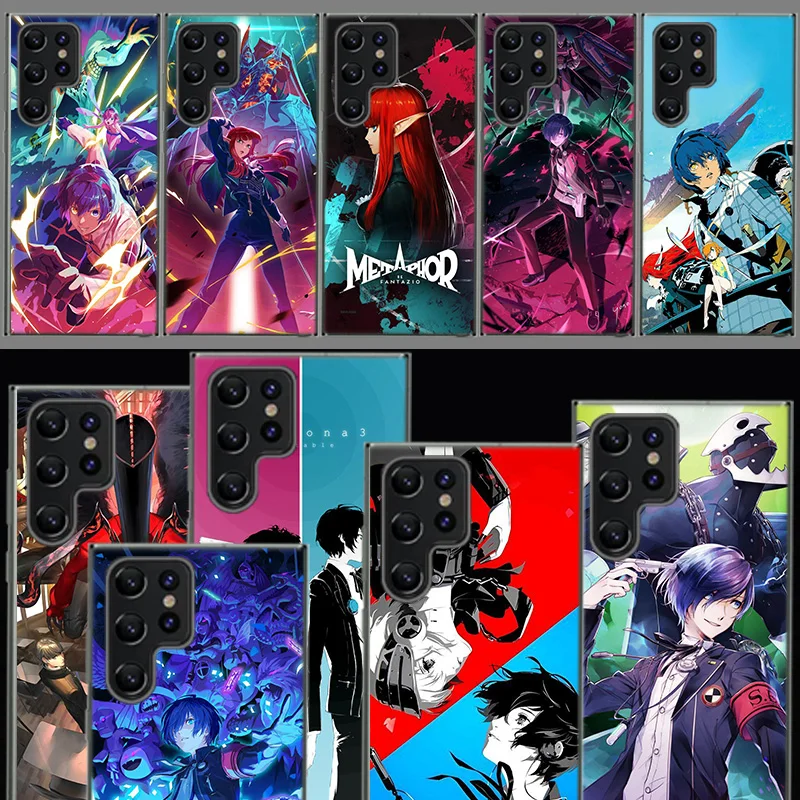 M-Metaphor Game Capa Phone Case For Samsung S26 Ultra S25 Edge Galaxy S23 S21 S20 S24 FE S22 S10 Plus Cover Clear TPU Shell Coqu