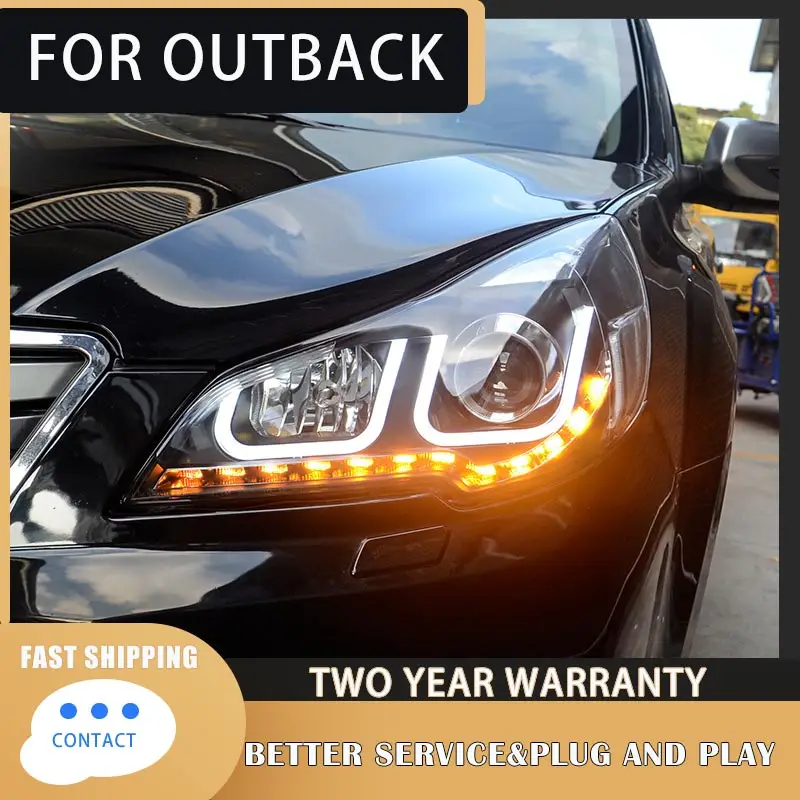 Car Styling Headlights for Subaru Outback Legacy LED Headlight DRL Head Lamp Led Projector Automotive Accessories