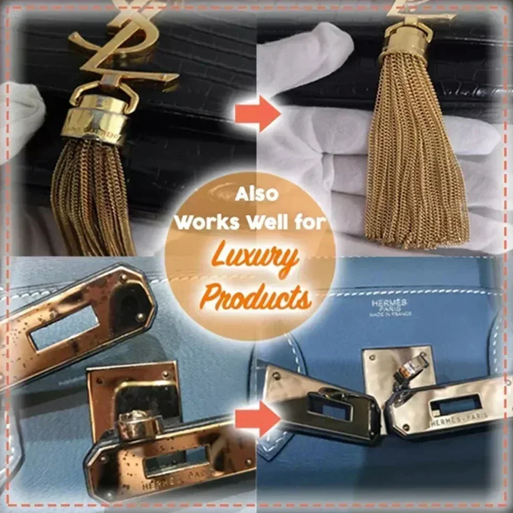 15g ครีมขัดโลหะชุดมัลติฟังก์ชั่นครีมทําความสะอาดโลหะเหล็กเซรามิคนาฬิกาวางขัด Rust Remover ขัด