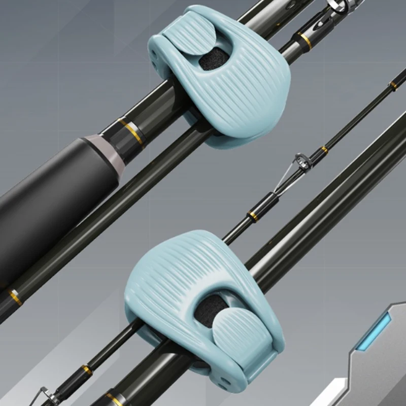 Soporte para caña de pescar, Clip fijador portátil para caña de pescar, abrazadera para regalar, soporte para caña de pescar para playa, herramientas de pesca, diseño compacto, 1/2/4 Uds.