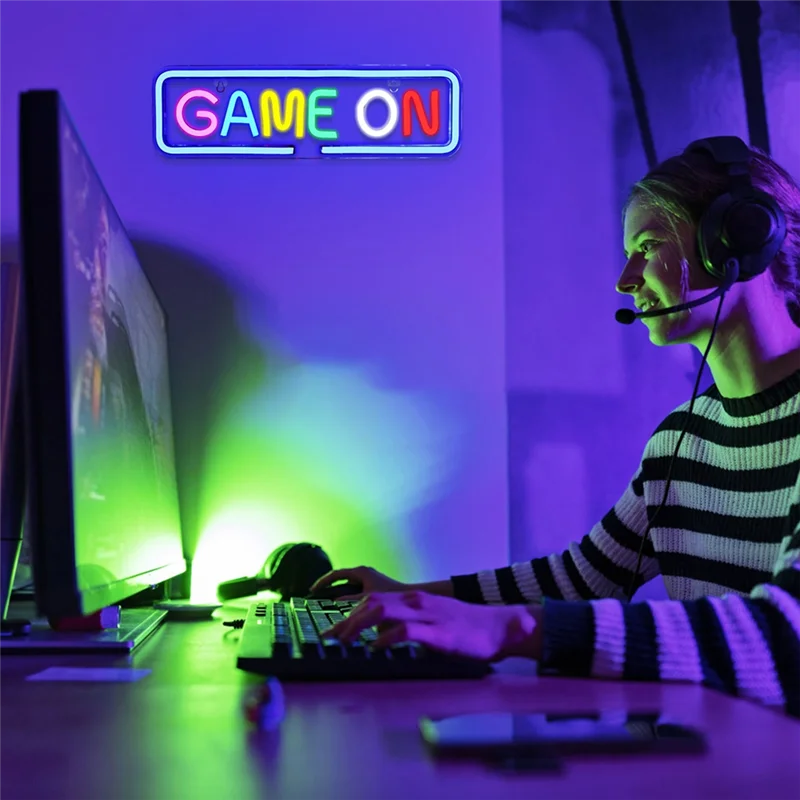 BMBY-Led Lighting For Wall Decor For Game Room Decor Teen Room Ambient Decorative Light USB Powered