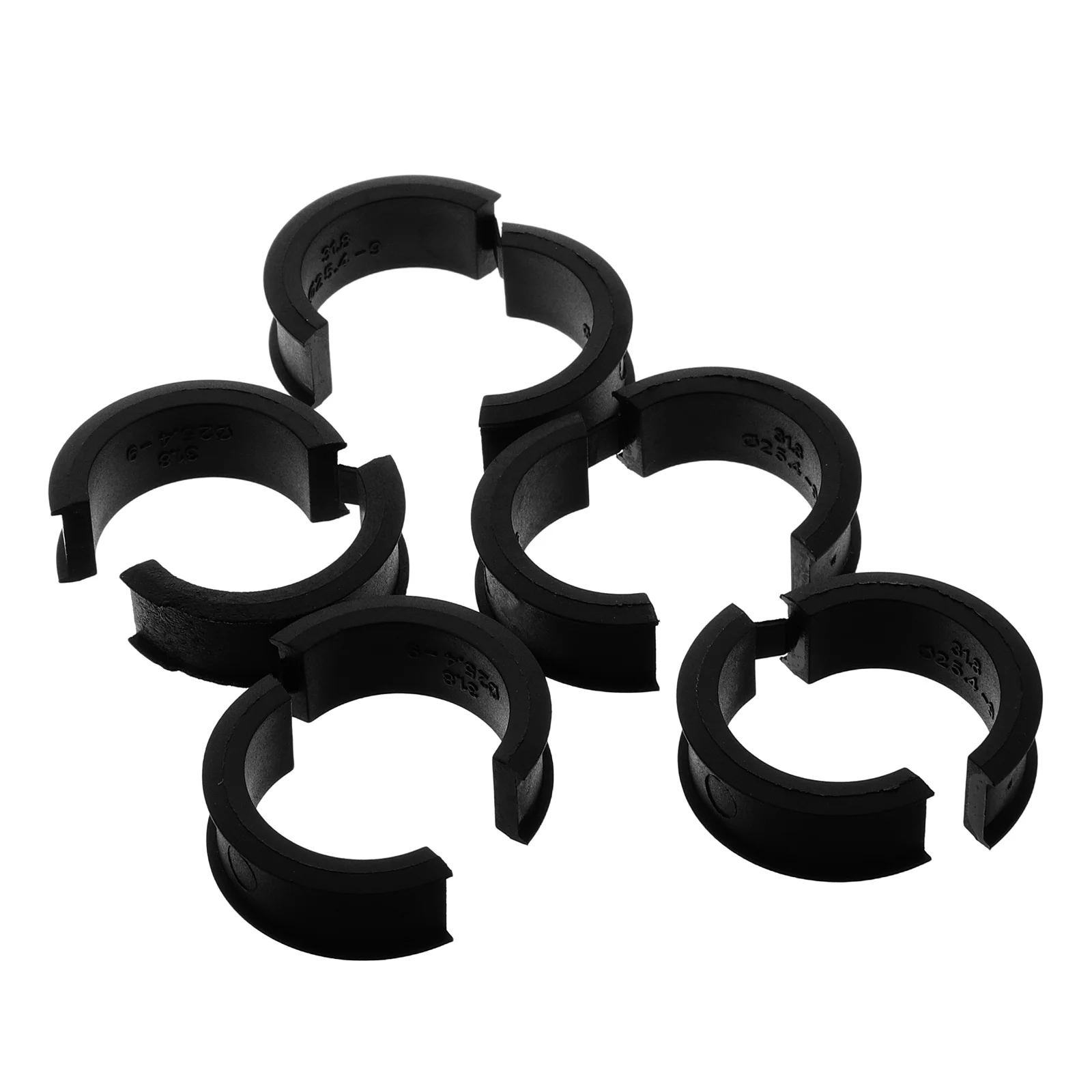 

5 Pcs Handlebar Extender Gasket Replacement Anti-slip Stem Shim Spacer for Bike Mountain Non-slip