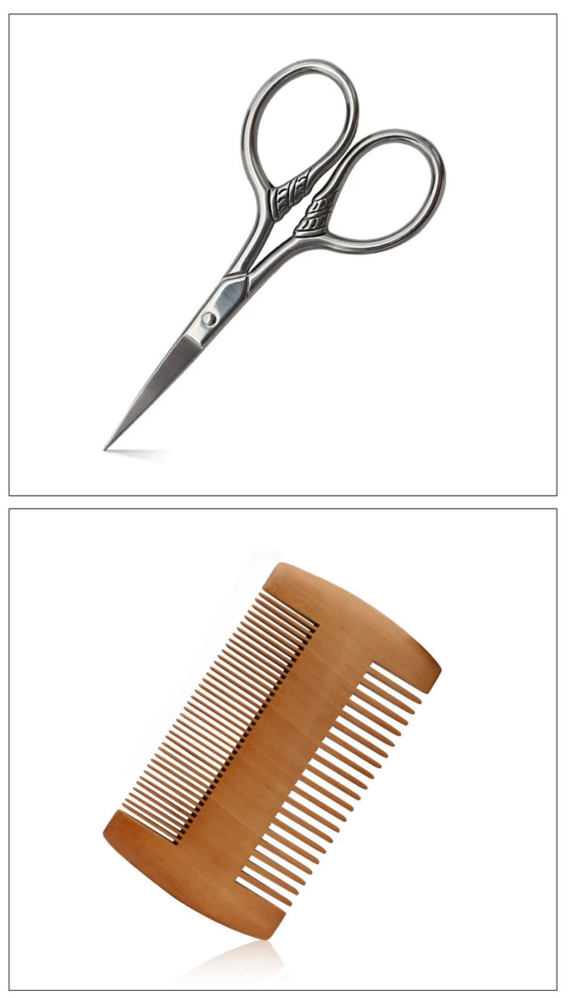 Umweltfreundliche Herren-Rasierpinsel mit Wildschweinborsten, tragbarer Friseur, natürlicher Bartpinsel für die Gesichtsreinigung, Schnurrbart, Werkzeuge, Geschenktüte – Detail 9