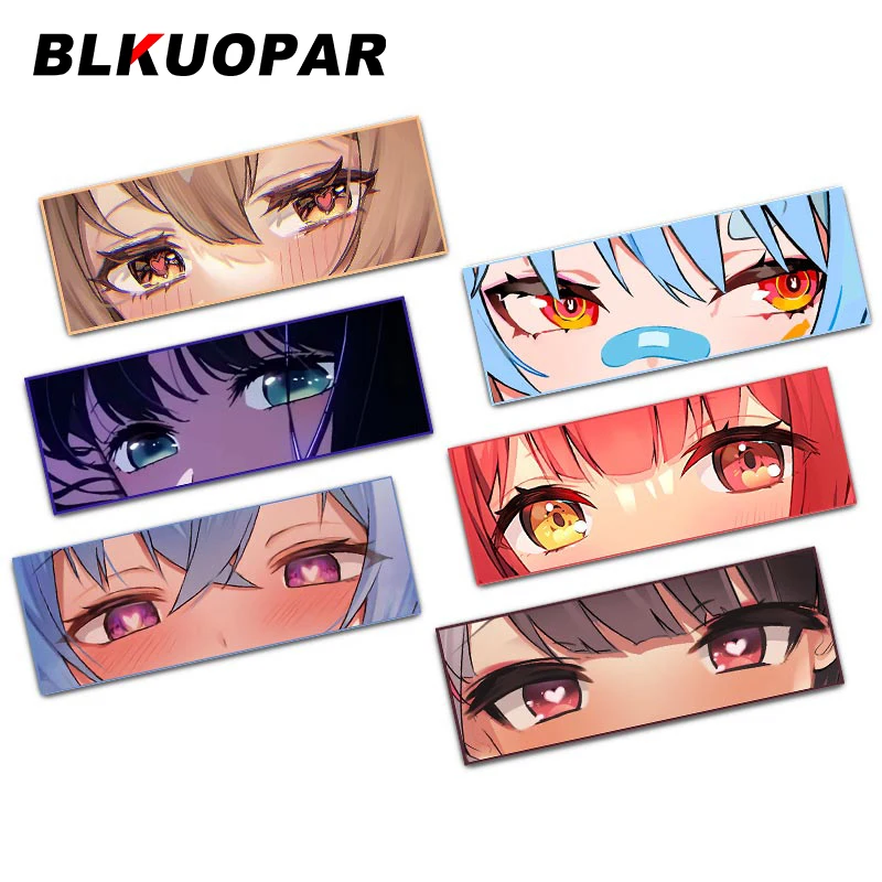 BLKUOPAR 13cm OSHI NO KO Kurokawa Akane's Eyes Car Stickers Anime Slap Creative Scratch-Proof Laptop Bumper Lable