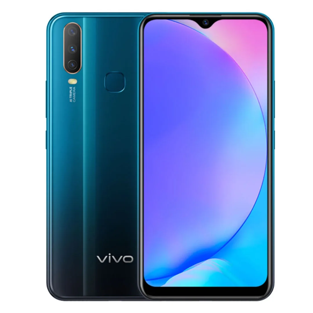 VIVO New Y17 4G Dual-SIM Mobile Phone Octa-core Processor 5000mAh Long Standby 13MP Triple Camera AI Smartphone 8+256GB Memory