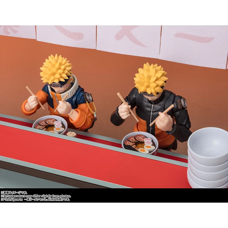 متوفر في المخزون الأصلي بانداي S.H.Figuarts SHF ICHIRAKU RAMEN مجموعة شخصيات الرسوم المتحركة نموذج اللعب