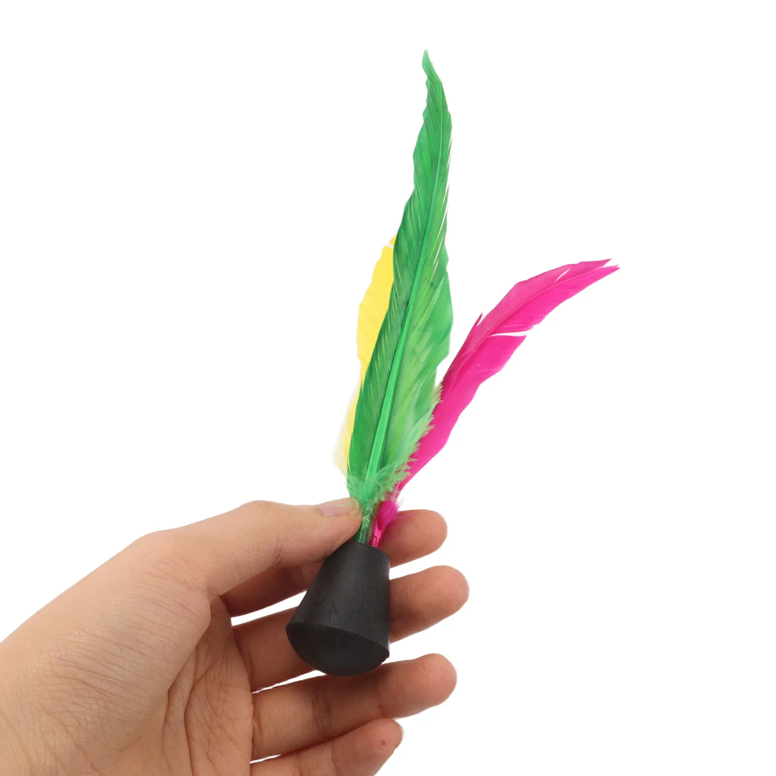 

10Pcs High Bounce Jianzi Shuttlecock Lightweight Aerodynamic Design for Indoor Outdoor Recreation Family Bonding Traditional