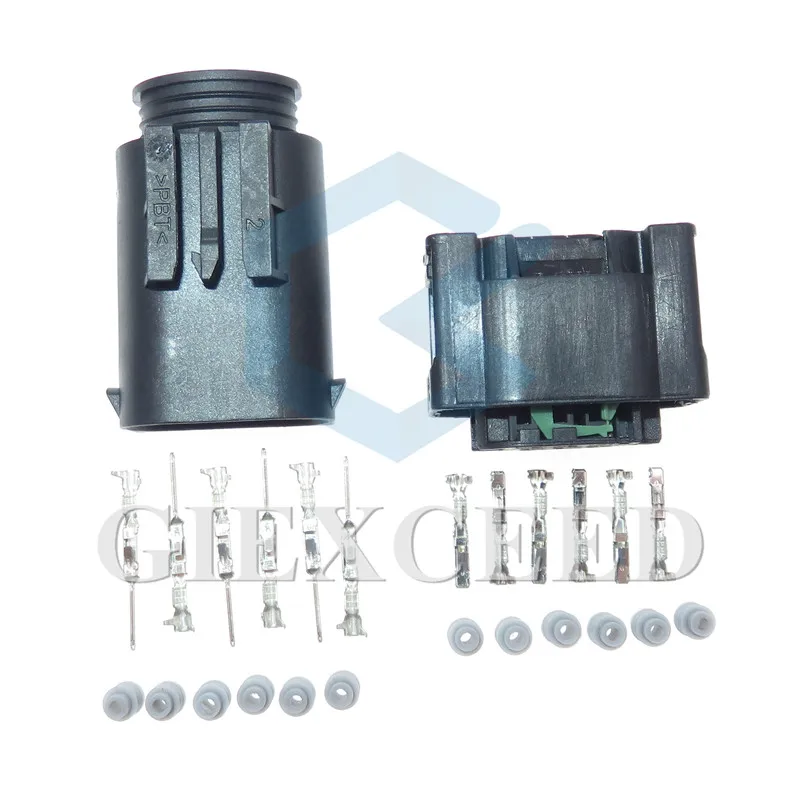 6 Pin 1-967616-1 7M0 973 119 Female Male Accelerator Pedal Plug For BENZ BMW Throttle Valve Sensor Socket AC Assembly Connector