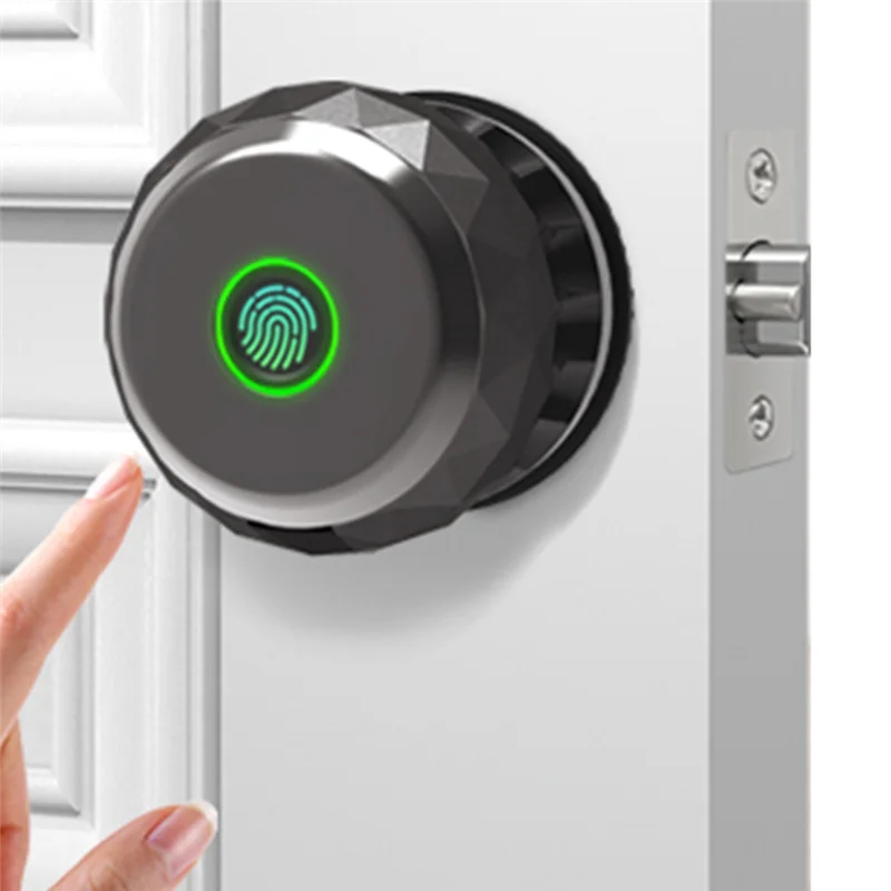 

ABAC-Wireless Fingerprint Deadbolt Security Tuya Smart Door Lock Door Knob With App Control For Home Digital Unlock