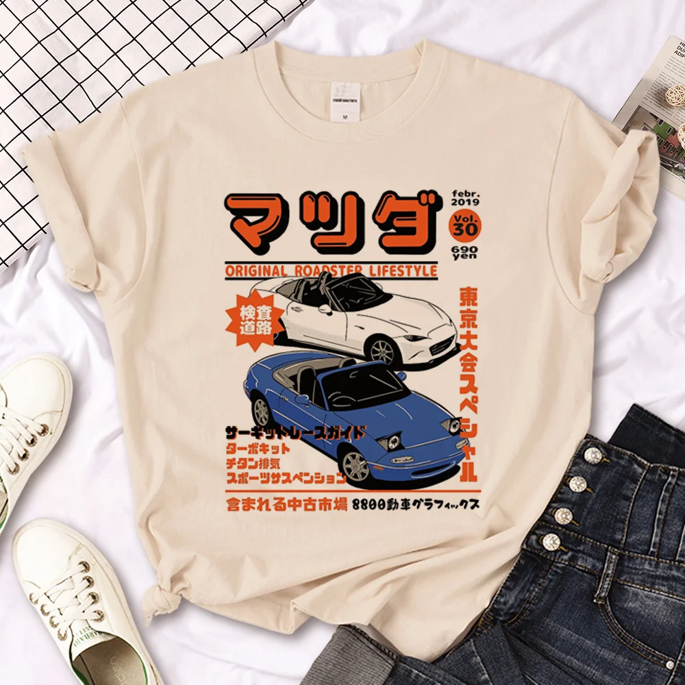 Jdm t shirt women summer graphic anime Tee female manga harajuku Japanese clothes