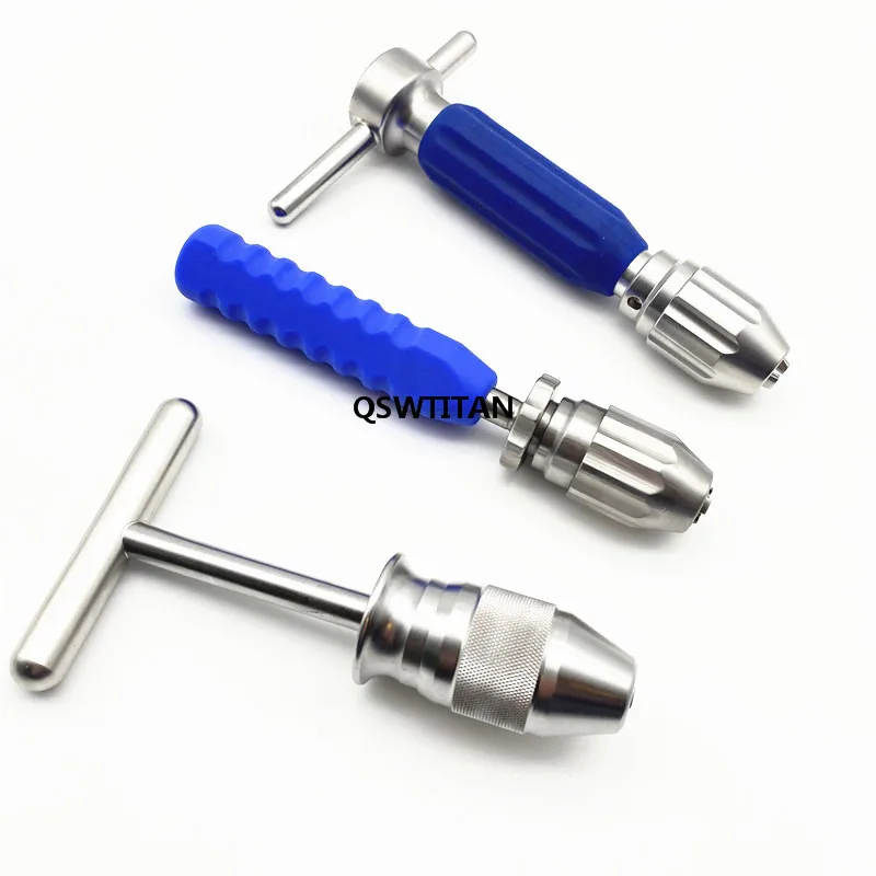 Intramedullary Pin Self-locking Device Universal Hand Drill Chuck Handle for Intramedullary Pin Insertion Veterinary Instrument