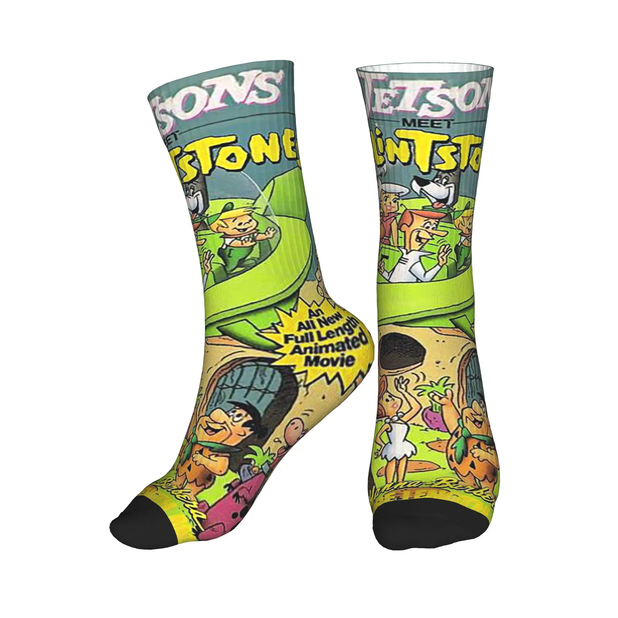 

All Seasons The Anime Fred Sport Middle Tube Socks Crew Socks Hip Hop Stockings for Men Women