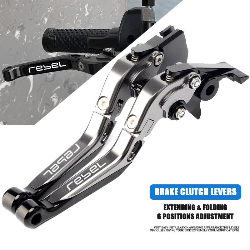 

For CMX 500 CMC 300 REBEL 300 REBEL 500 2017-2019 Motorcycle Accessories Adjustable Folding Extendable Brake Clutch Levers