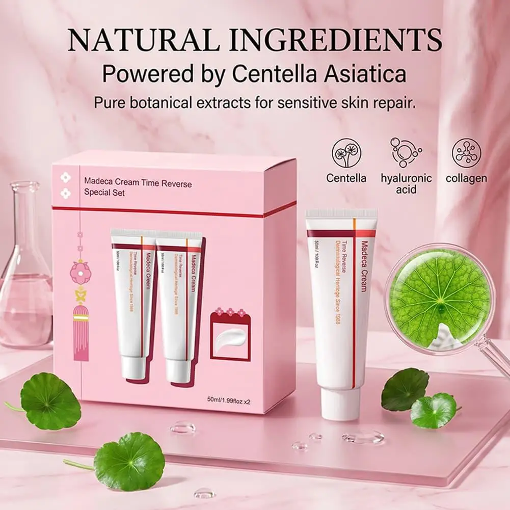 Madeca Cream Age-Reverse Set Deep Hydration & Soothing Centella Asiatica Moisturizer 24H Hydrating  Anti Aging Soothing Skincare