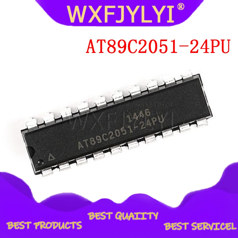

2 шт./лот AT89C2051-24PU AT89C2051-24SU AT89C2051 Водонепроницаемый корпус